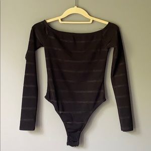 Missguided Black Bodysuit